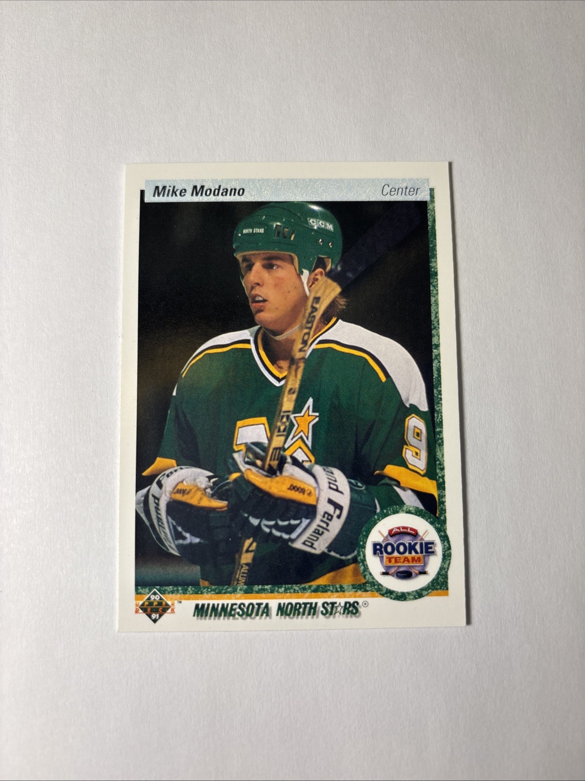 1990-91 Upper Deck #346 Mike Modano Rookie RC