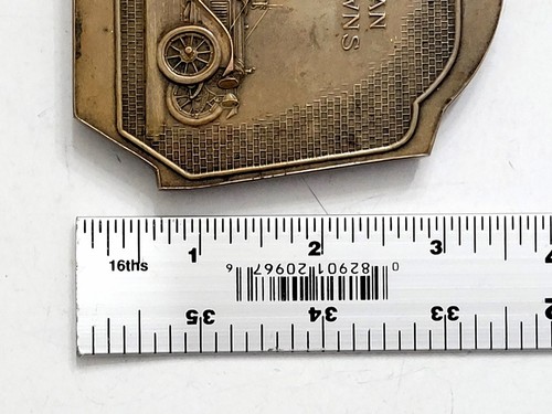 Vintage Packard Paperweight Bronze Automobile Advertising 3.5" x 3.5" Whitehead - Picture 10 of 10