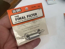 NOS Vintage Du-Bro #162 Glo Fuel The Final Filter R/C RC Model Airplane