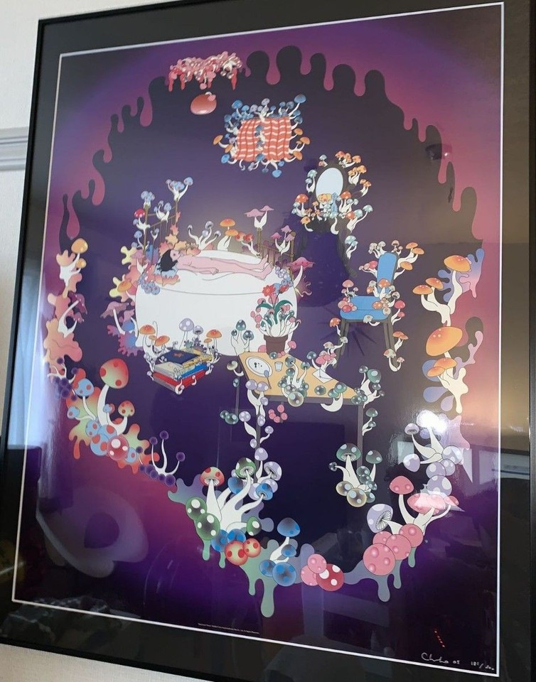 Chiho Aoshima Mushroom Room 2000 Offset Lithograph Kaikai Kiki ...