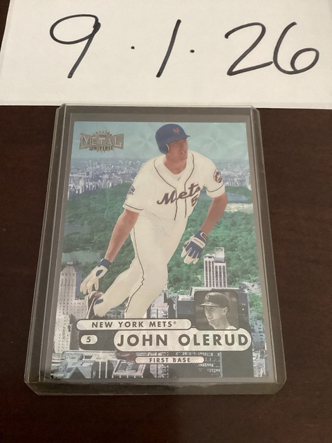 1998 Metal Universe MLB John Olerud New York Mets #66 PMG 43/50 UNGRADED FREESHP