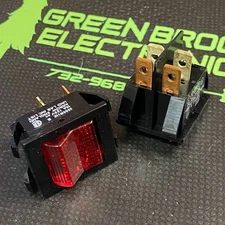 2600R11E DYNALITE - ARROW HART DYNALITE - RED LIGHTED SWITCH - 125V - 16A - ON-N