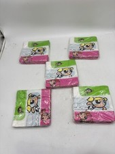 Vintage Powerpuff Girls Party Napkins  Lot Of 5