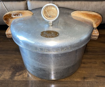 #ad Vintage National No 5 Pressure Cooker Canner 12 Quart Aluminum Wisconsin USA $55.00