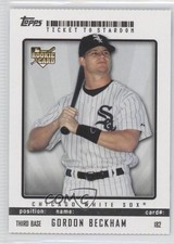 2009 Topps Ticket To Stardom Perforated Gordon Beckham #182 0i0