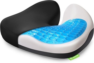 Multi-Layer Gel Seat Cushion for Ideal Support & Softness, Cooling Memory Foam