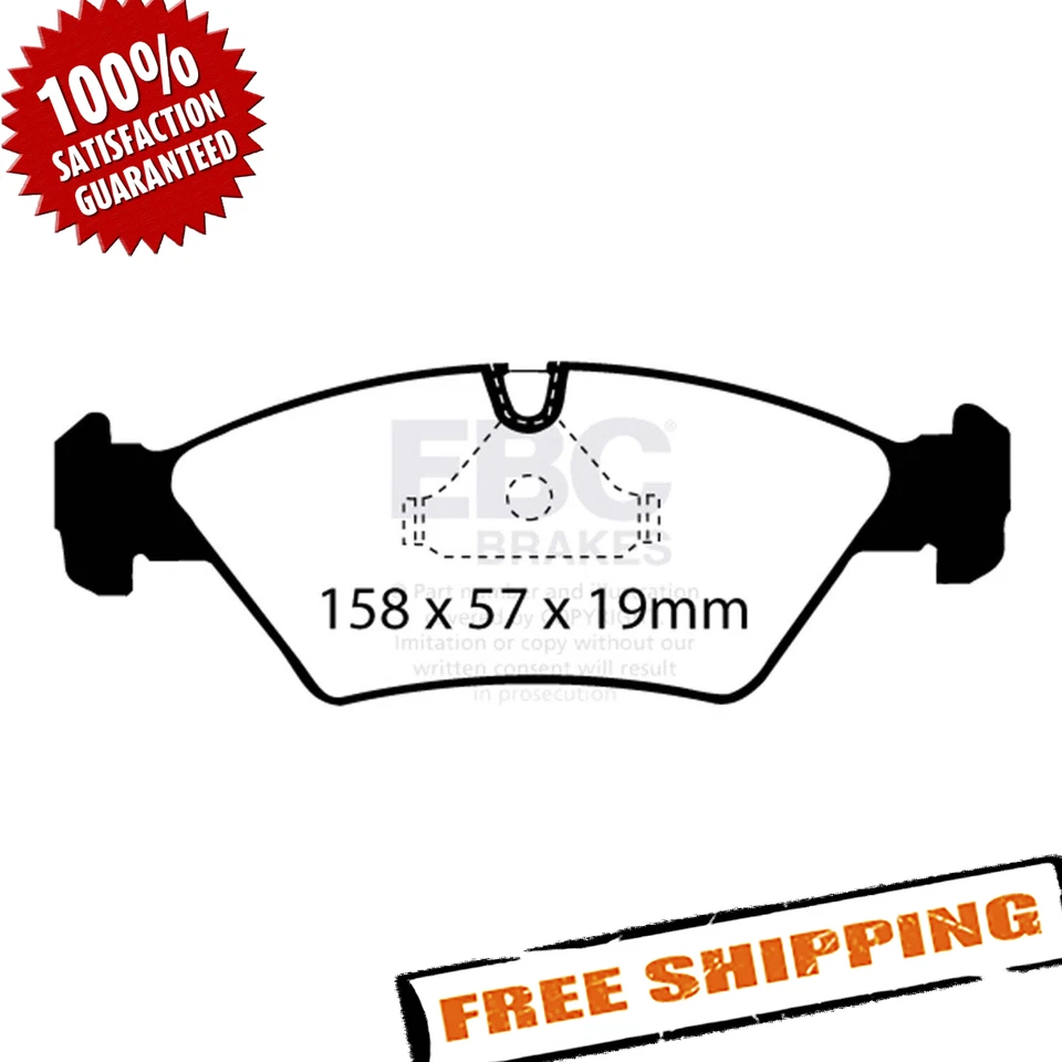 Pastillas de freno delanteras EBC DP3414C Redstuff cerámica bajo polvo para Porsche 928 1982-1985 Foto 2 de 4