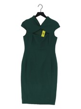 Karen Millen Bodycon Midi Dress UK8 in Green RRP £209
