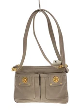 MARC BY MARC JACOBS Shoulder Bag Leather GRY-01