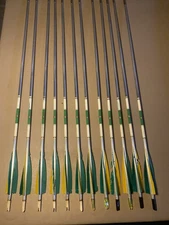 Traditional Archery Arrows Aluminum    ( Dozen)