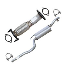 Stainless Steel Front Pipe Resonator Exhaust Kit Fits 2005-07 Ford Focus 2.0l