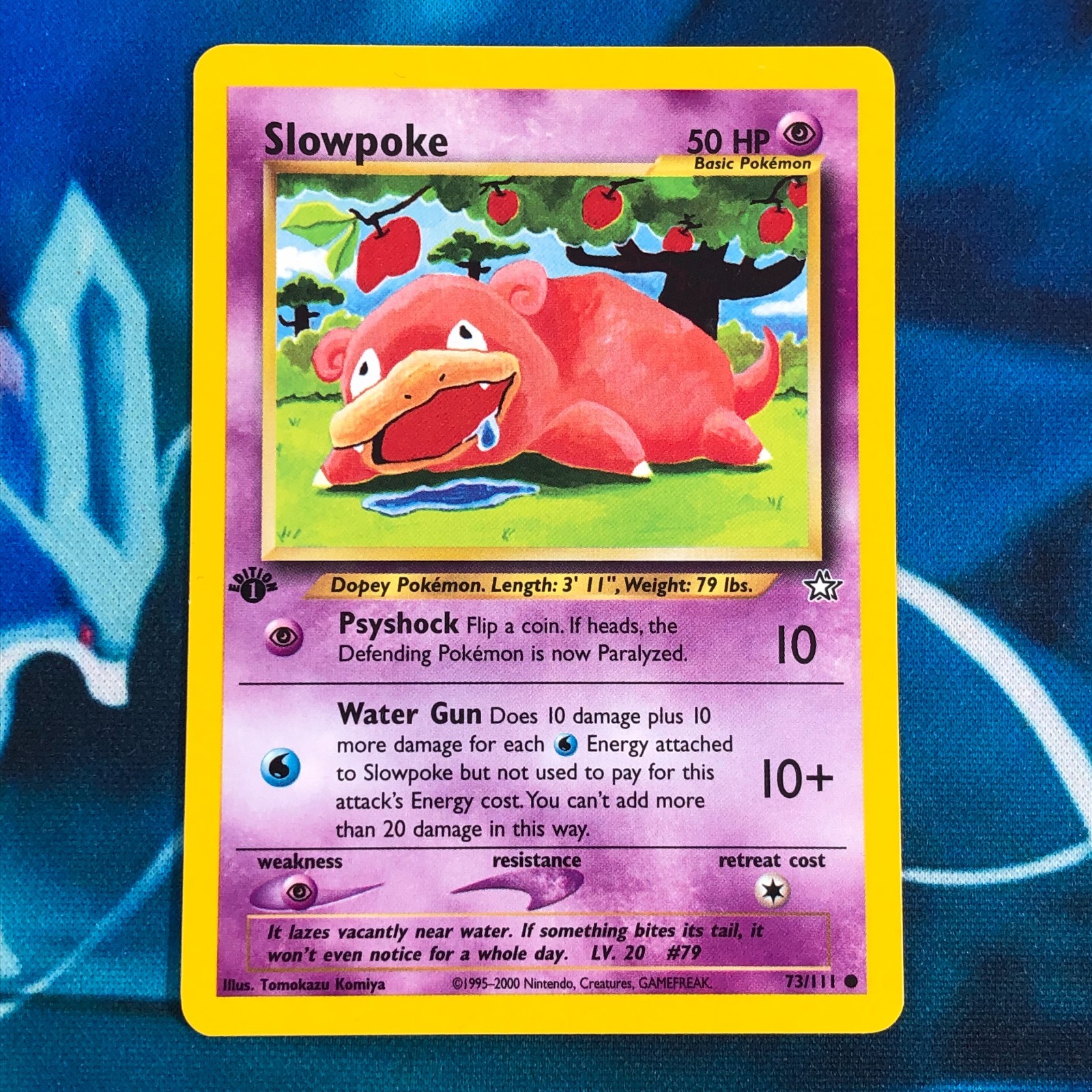 Slowpoke - 73/111 - 1st Edition Neo Genesis - Pokemon Card - NM