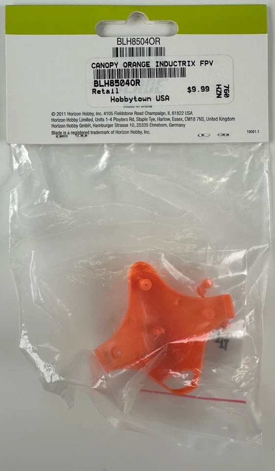 Hoja BLH8504OR Inductrix FPV Toldo Naranja NUEVO Foto 2 de 2