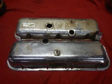 FACTORY 66-72 BIG BLOCK CHEVY CHROME OIL DRIPPER VALVE COVERS 67 396 CHEVELLE 69