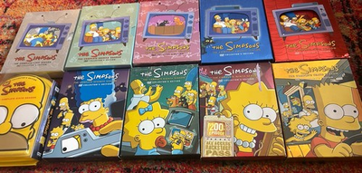 #ad #ad The Simpsons DVD Collectors Seasons 1 10 {12345678910} Great $124.95