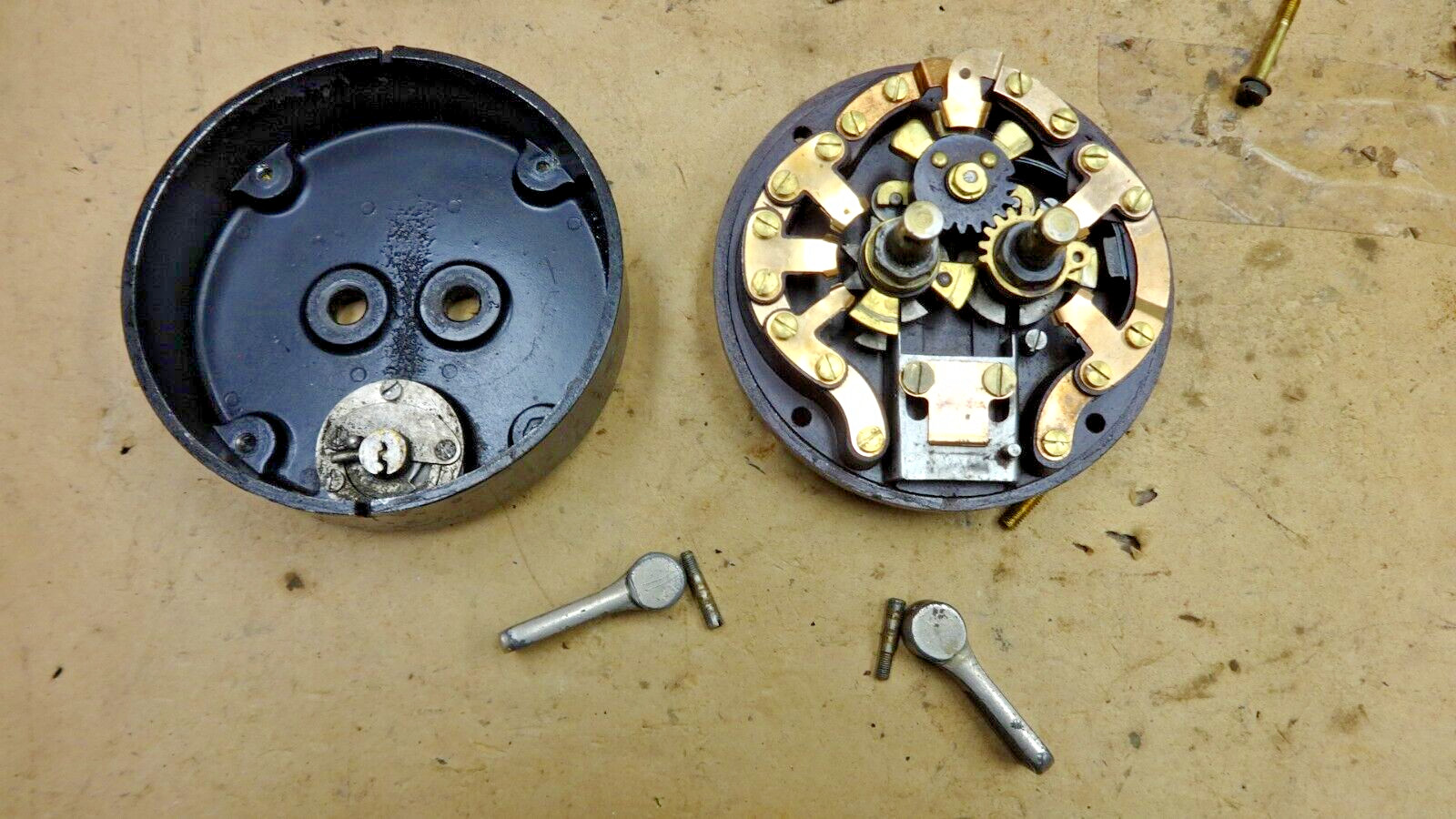 Vintage 1916 1920's DELCO IGNITION LIGHT SWITCH Original 4-28-15