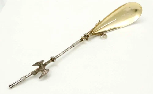 Gorham Sterling SERVING SPOON 3D BIRD 10 inches