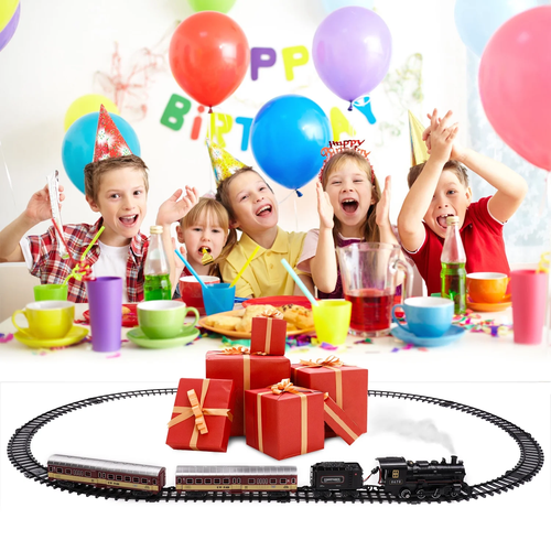 AUOSHI Remote Control Train Set – Electric Track Toy w/ Lights & Sounds, Ages 5+ - Picture 7 of 12