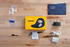 Audien ATOM OTC Rechargeable Hearing Aids Beige for Both Ears with Accessories