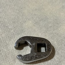 Snap On FRH 180S 9/16" Crow Foot Flare Nut Wrench 3/8" Drive Size - USED