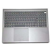 New Palmrest Backlit Keyboard 0 For Dell Inspiron 15 Pro 5510 5515 6P0TG Gray US