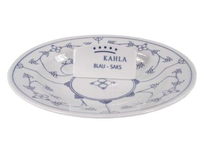 Suppenteller 22 cm Kahla blau saks Porzellan Neu