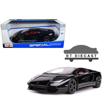 MAISTO LAMBORGHINI COUNTACH LPI 800-4 1/18 DIECAST MODEL CAR BLACK