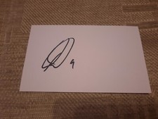 Signed Macaulay Langstaff Notts County Football White Index Card