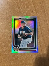 2022 Panini Stars & Stripes - Justin Campbell - #4 Gold Holo Longevity /99