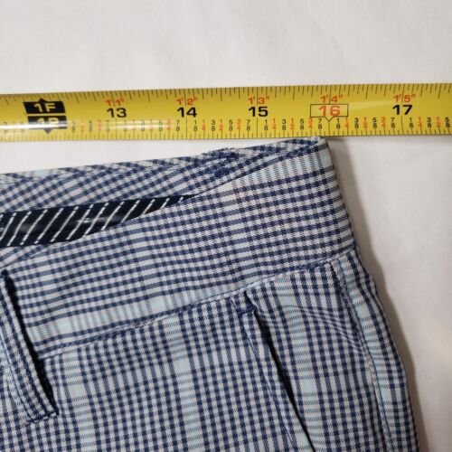 Bonobos Golf Pants Mens 32 Slim Blue Plaid Chino Athletic Stretch Performance - Picture 3 of 10