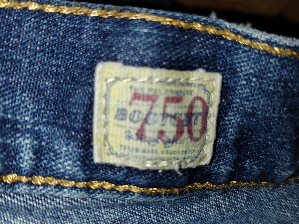 Pantalones de mezclilla POLO JEANS RL Ralph Lauren talla 10 medidas-13" X 2" cintura/entrepierna (N678) Foto 4 de 4