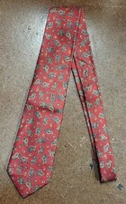 CHRISTIAN DIOR MENS 100% SILK PAISLEY TIE MADE IN USA VINTAGE