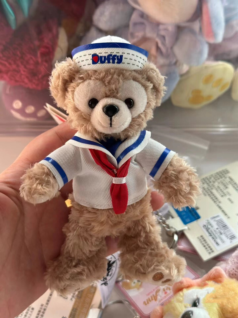 Authentic Disney Duffy Shelliemay Bear Sailor Keychain Plush