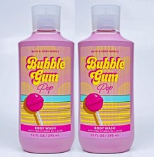2 Bath Body Works BUBBLEGUM POP Body Wash Shower Gel 10 oz