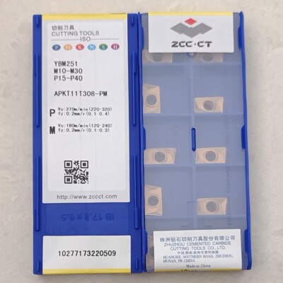 ZCC CT Inserto Per Fresatura Originale 100% Indicizzabile