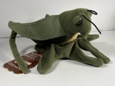 NEW Folkmanis Grasshopper Puppet Folktails Glove Full Body Green 13" long