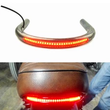 1 inch Tube 230mm Width Cafe Racer Rear Seat Frame Hoop Loop with LED Tail Light