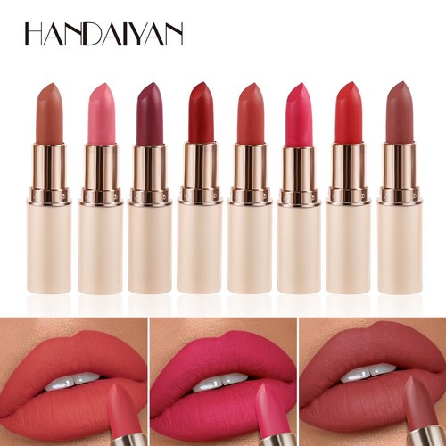 Velvet Matte Waterproof Long Lasting Lipstick Nude Lip Gloss Lip Cosmetic + - Picture 6 of 30