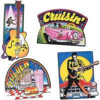 Rock & Roll Cutouts (4/pkg) on sale Rock & Roll Cutouts (4/pkg) on sale