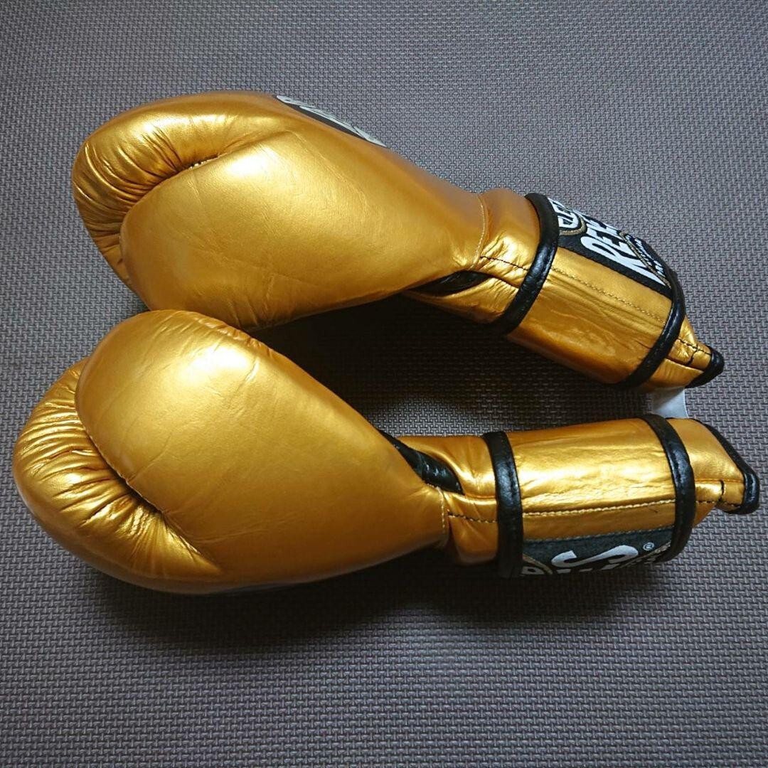 CLETO REYES ゴールド ヘッドギア Cleto Reyes Boxing Gloves 14oz Gold Magic Tape type from