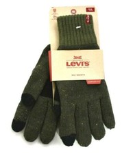 Levi's Max Warmth Comfort Fit Men's Heat Retention Easy Texting Knit Gloves