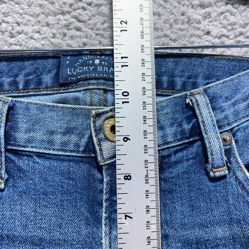 Jeans rectos Lucky Brand 363 30x32 Marshall’s Beach desgastados lavado vintage - Imagen 9 de 10