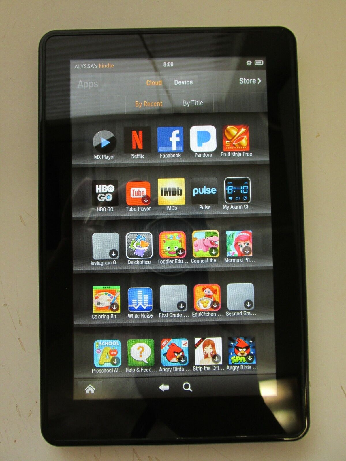 Kindle Fire 1st DO1400 8GB Memory Good Condition | eBay