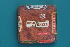 Blechdose - Rarit&auml;t - Selten - Gold Anker Piccolo