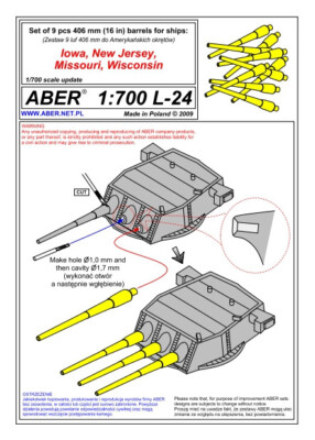 Canons ABER Pour Maquettes De Blindés 1/35 - Lot De 5 Pièces, Fabrication Pologne