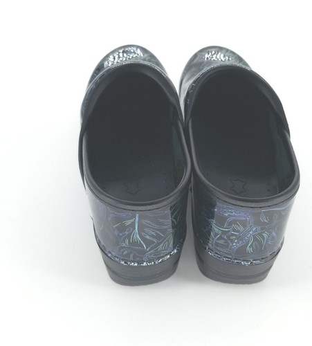 7191 Dansko Womens Tropical Leaf Patent Clog Size 38 EU 7.5-8 US - Picture 9 of 9