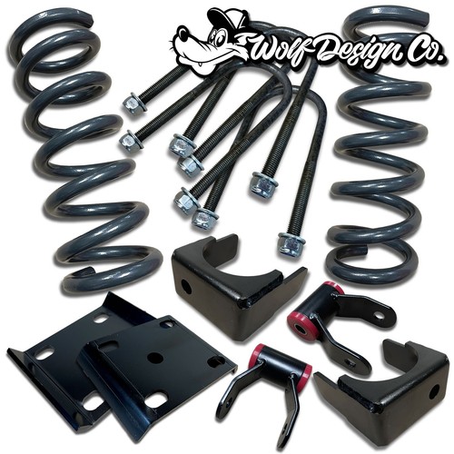 3 Inch Lowering Coil Spring Kit For 1999-2006 Chevy Silverado/GMC Sierra 1500 V8 | Drop Springs For Tahoe, Yukon, Escalade