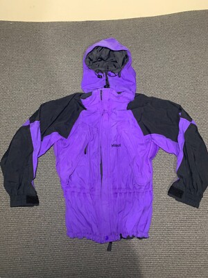 Marmot Gore-Tex Jacket Womens Small Purple Waterproof Windproof Windbreaker