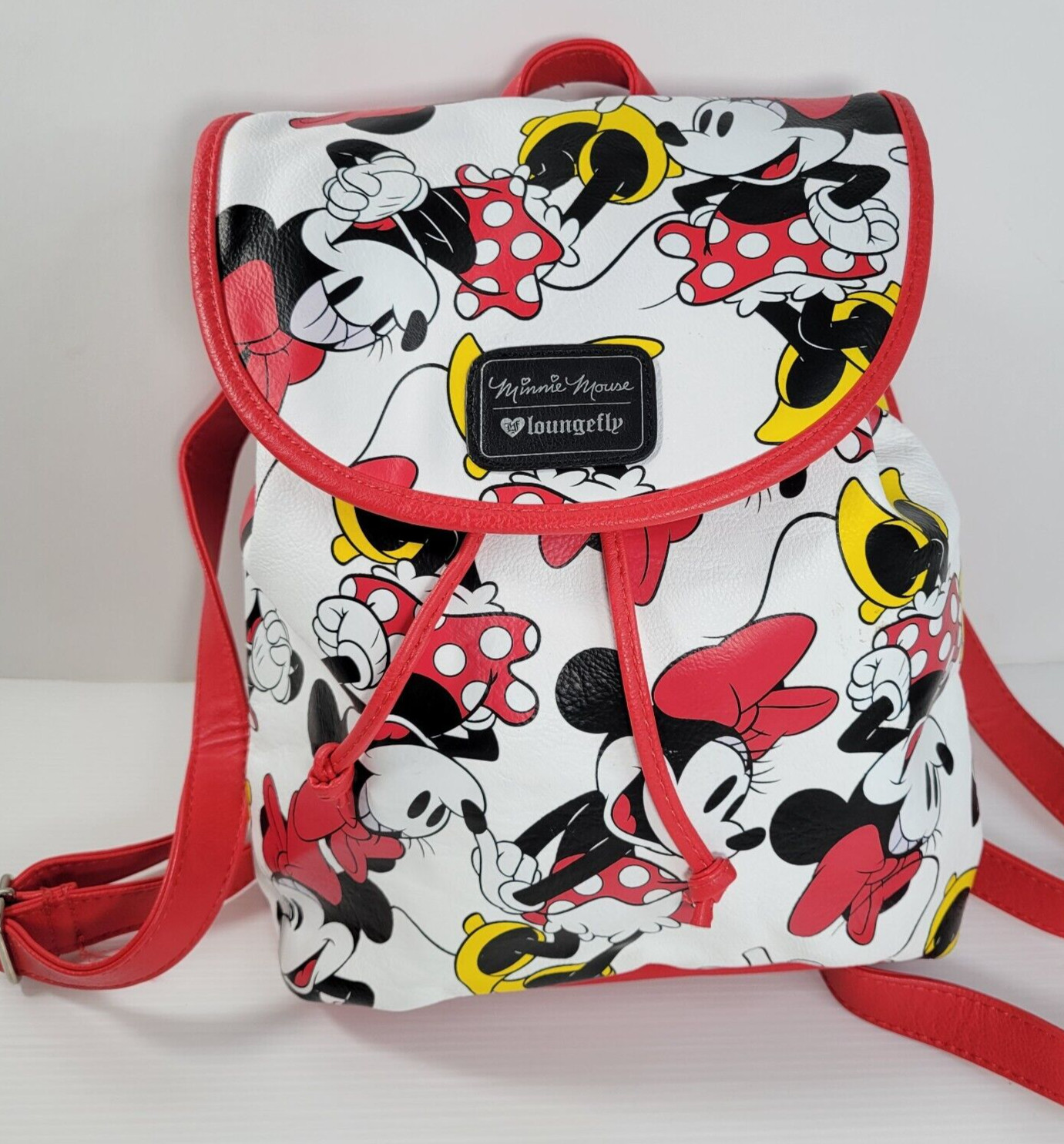 Loungefly Minnie Mouse Drawstring Backpack Disney… - image 1
