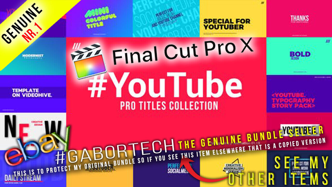 Final Cut Pro Spring new work X - PRO Collection Popular shop is the lowest price challenge Titles YouTube